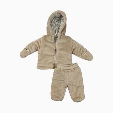 Ensemble sable veste et jogger en peluche 3M