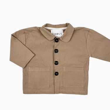 Veste latté en canvas 1Y