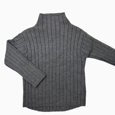 Pull à col roulé gris 3-4Y
