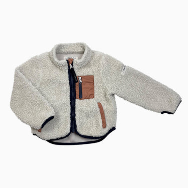 Manteau crème en sherpa 18-24M