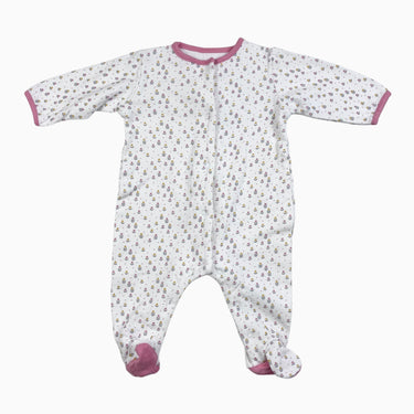 Pyjama blanc fleuri 3M