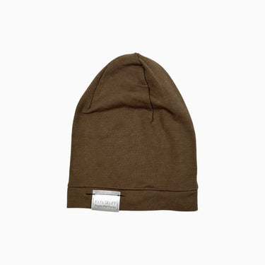 Bonnet marronné en bambou et spandex 6-12M