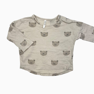 Chandail vanille 'oursons' 3-6M