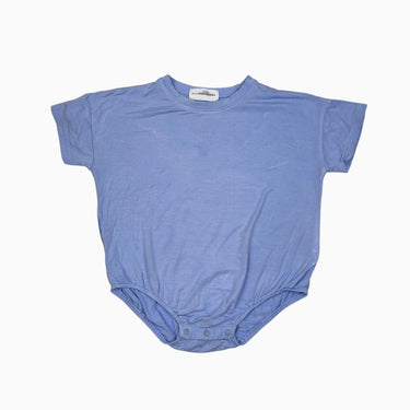 Barboteuse bleue clair en rayonne de bambou 18M