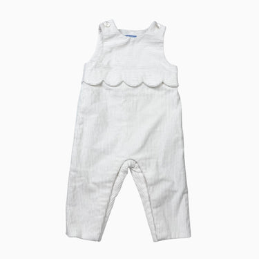 Combi blanche en corduroy 12M
