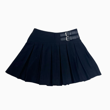 Jupe noire à pli 8Y