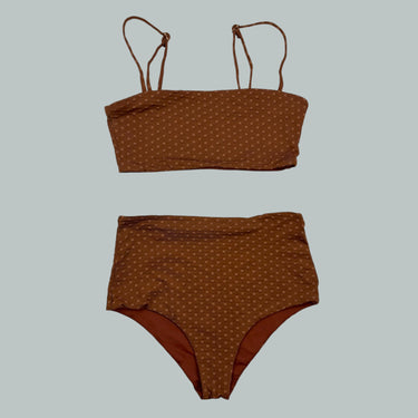Bikini noisette 'popcorn' pour femmes S