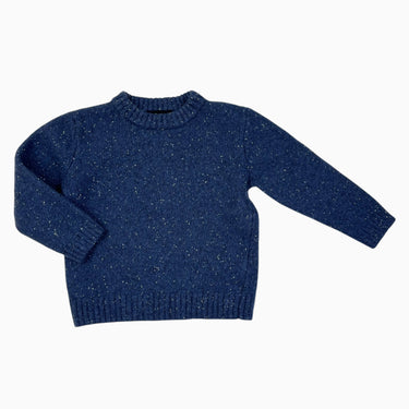Pull marine confettis en tricot de laine et polyamide 3Y
