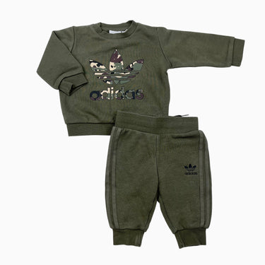 Ensemble pull et jogger kaki avec logo emblématique camouflage 6M