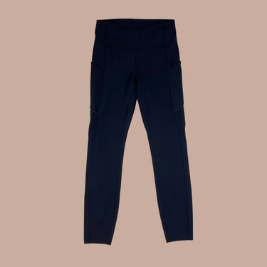 Legging de sport noir 'cropped' pour femmes 4US