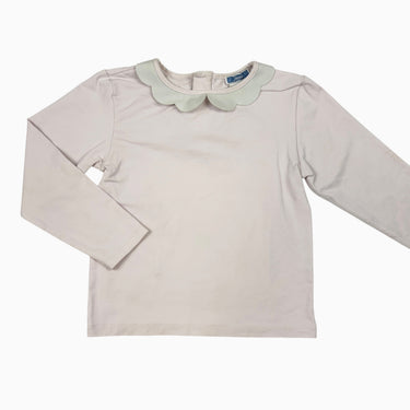 Haut maillot rose col claudine 6Y