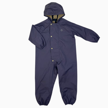 Combi de pluie marine en poly recyclé 2-4Y