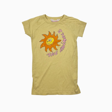 Robe style tunique jaune 'soleil' 4Y