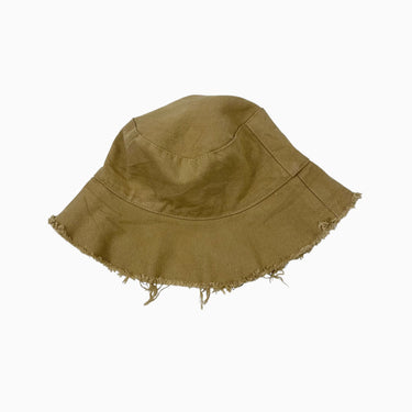 Chapeau bucket chartreuse en canvas de coton 50cm 12-24M