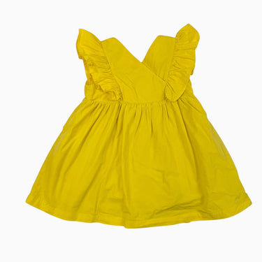 Robe jaune avec volants 2Y