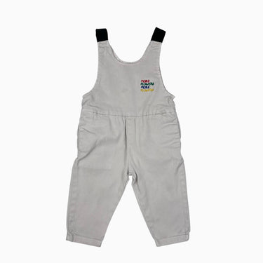 Combi greige 'More flowers' brodé 9-12M