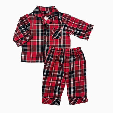 Pyjama en poly recyclé à carreaux 3M