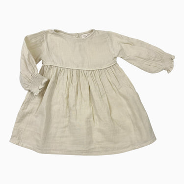 Robe vanille en mousseline de coton 2Y