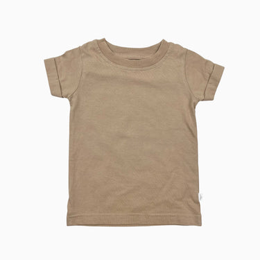 T-shirt tan en coton 6-12M
