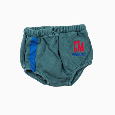 Bloomer vert coton terry 6-12M