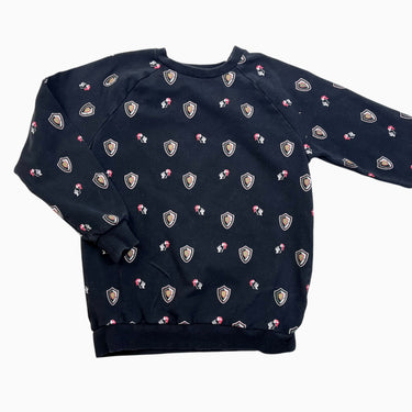 Pull noir 'chevaliers' 10Y
