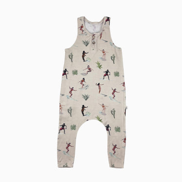 Combi sable 'surfeur' en bambou et coton 3-5Y