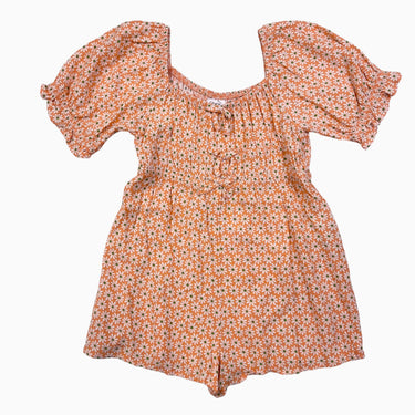 Combi short corail fleurie 6Y