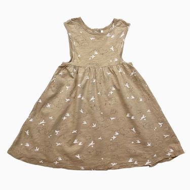 Robe latté 'oiseaux' 4-5Y