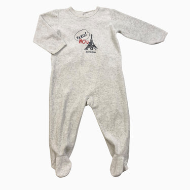 Pyjama gris 'Paris Hou' 18M