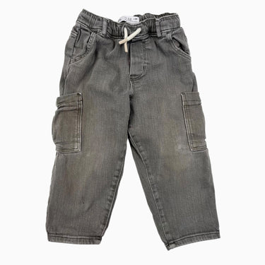 Jeans cargo gris 2-3Y