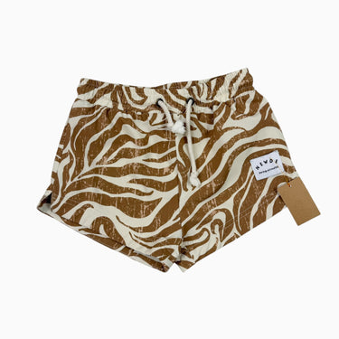 Maillot sans filet à motifs 'wavy' latté 4Y