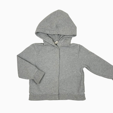 Cardigan à capuchon gris 1-2Y