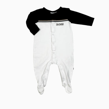 Pyjama blanc et noir 'BOSS' 6M
