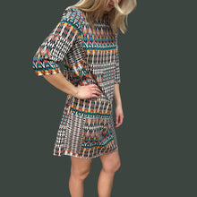 Charger l&#39;image dans la galerie, Robe en poly imprimé pour femmes M
