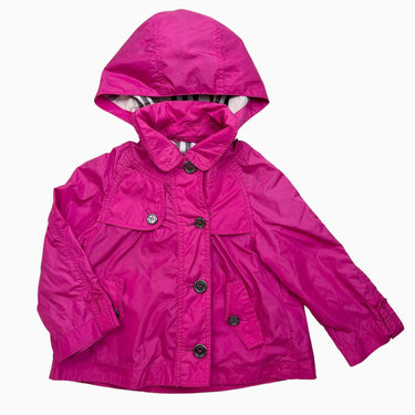 Manteau fuschia style coupe-vent 18M