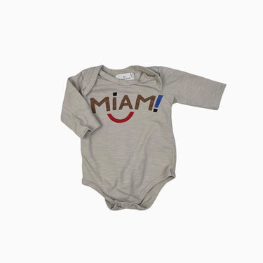 Cache-couche beige 'Miam !' 3-6M