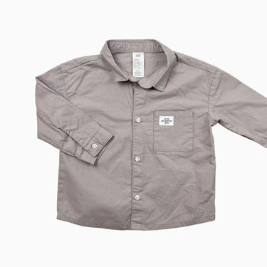 Chemise taupe 9-12M