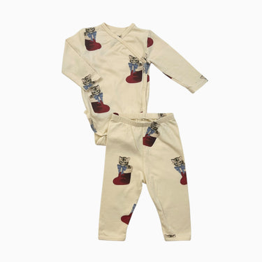 Ensemble cache-couche et legging chaton festif 3M