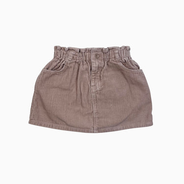 Jupe beige en corduroy 4-5Y
