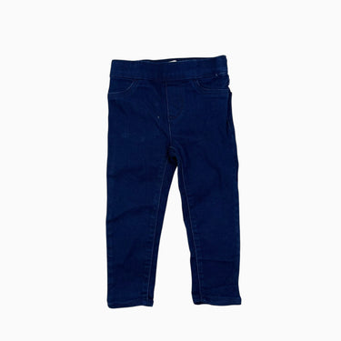 Pantalon 'jegging' en coton chambray foncé 2Y
