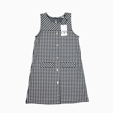 Robe pied-de-poule 13-14Y