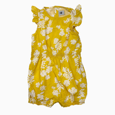 Combi jaune 'hibiscus' 18M