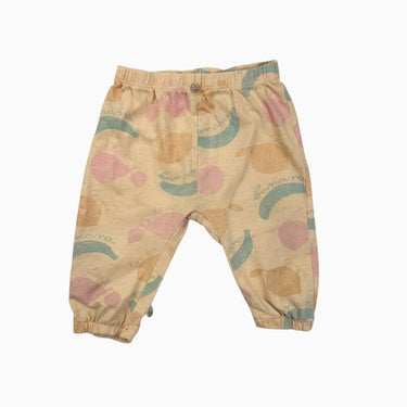 Pantalon pêche 'fruits' 6-9M