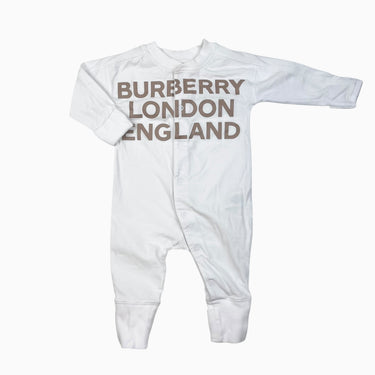 Pyjama blanc lettrage en coton 3M