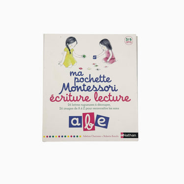 Livre 'Ma pochette Montessori écriture lecture'