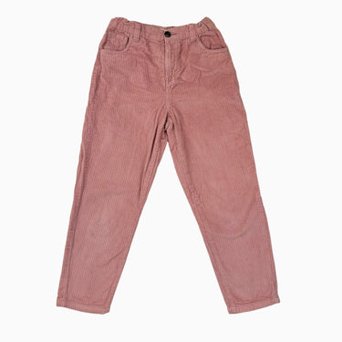 Pantalon rose en corduroy 12Y