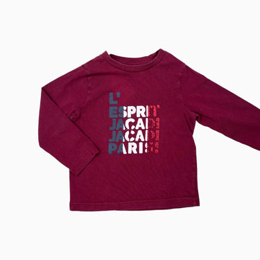 Chandail lie de vin 'L'esprit Jacadi' 3Y