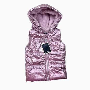 Veste sans manche rose métallique 2Y