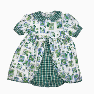 Robe vintage 'grenouilles' 5-6Y