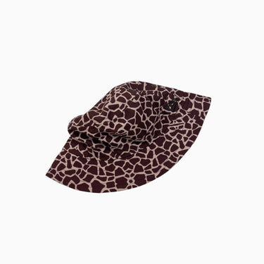Chapeau soleil chocolat girafe 4-6Y